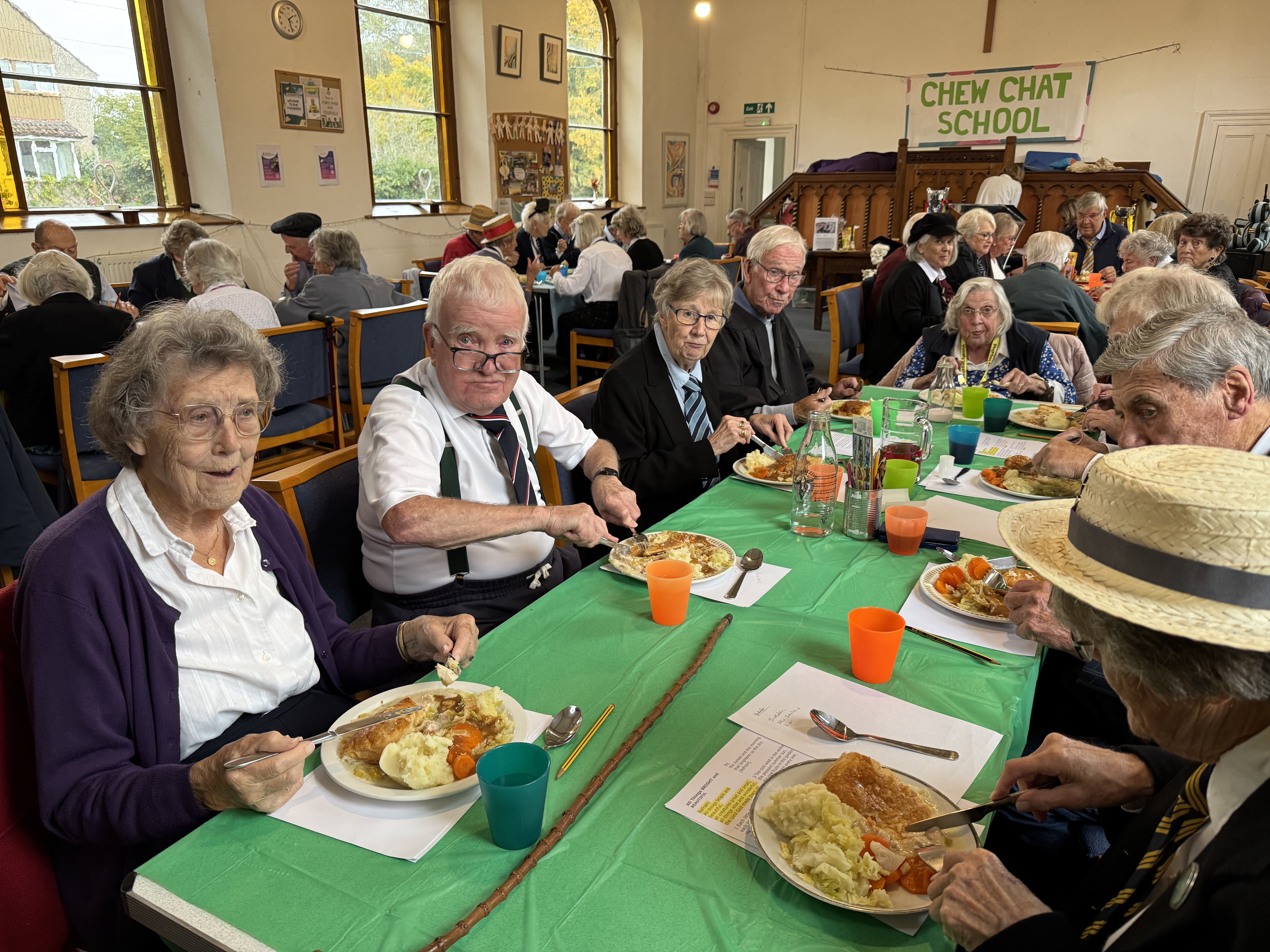 Chew Chat School dinner